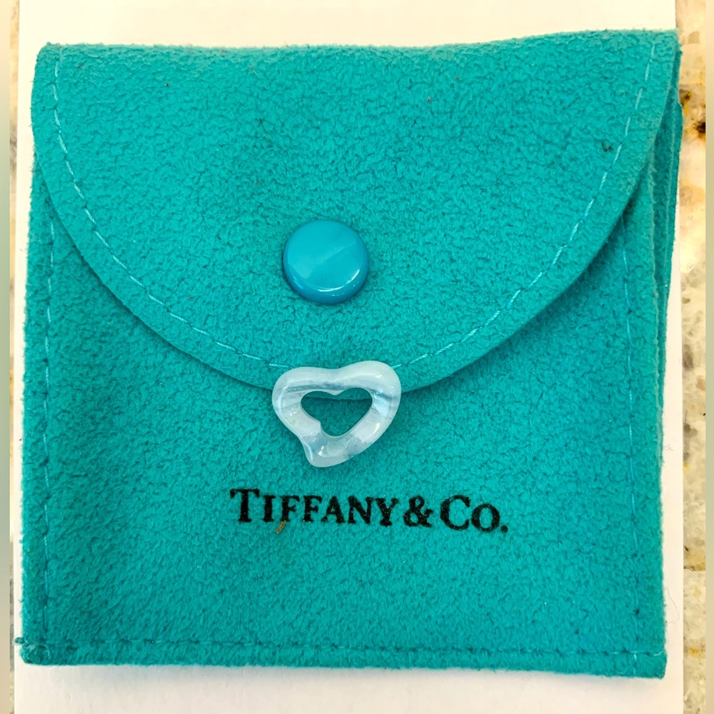 Tiffany & Co Vintage Blue Heart Pendant